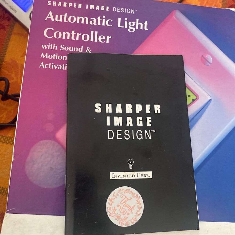 Sharper Image Automatic Light Controller with Motion & Sound Sensor